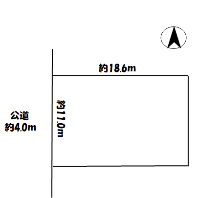 江南市村久野町 売地 1,480万円 草井小/北部中の区画図