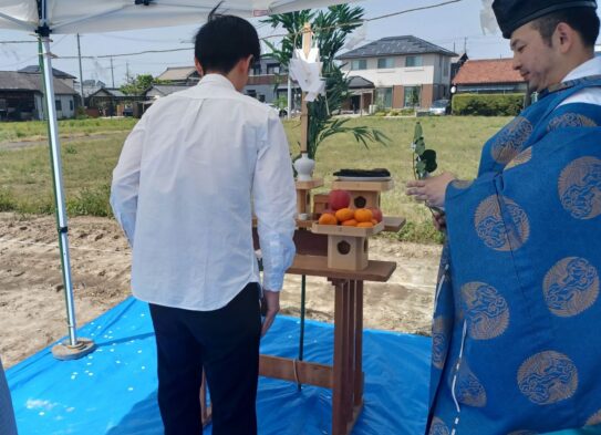 江南市F様邸　地鎮祭