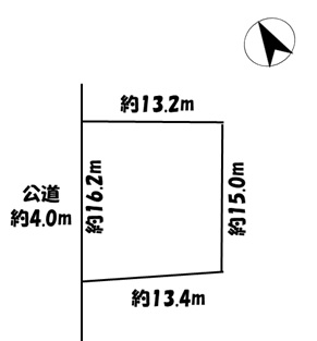 江南市中奈良町 売地1,580万円 布袋小/布袋中の区画図