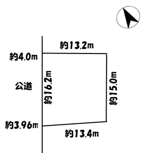 江南市中奈良町　売地1,580万円　布袋小/布袋中の区画図