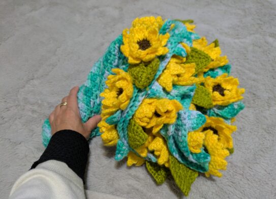 ひまわりの花束