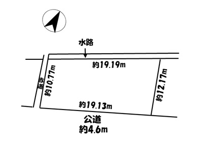 扶桑町斎藤旭　売地1480万円　柏森小/扶桑中の区画図
