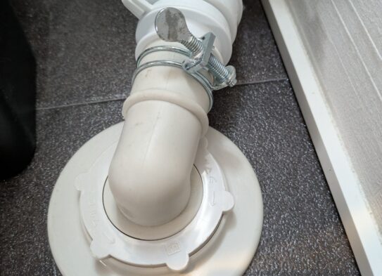 洗濯機の排水口